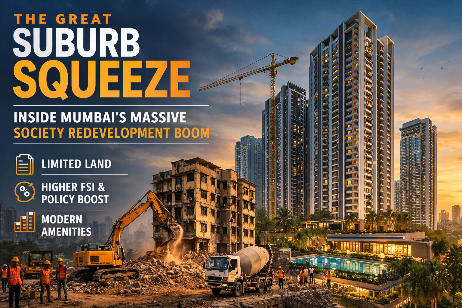 The Great Suburb Squeeze: Inside Mumbai’s Massive Society Redevelopment Boom