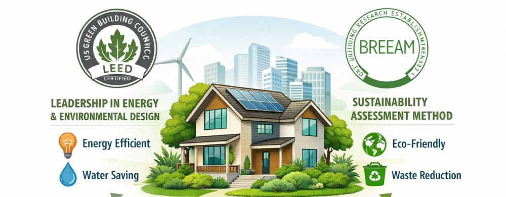 Green Building Certifications Explained: LEED, BREEAM and WELL for Homebuyers