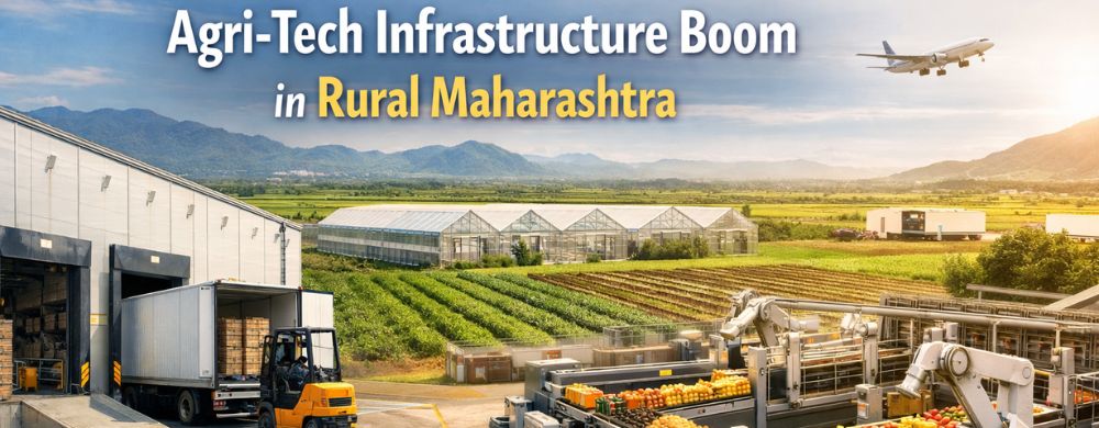Agri-Tech Infrastructure Boom Reshaping Rural Real Estate in Maharashtra