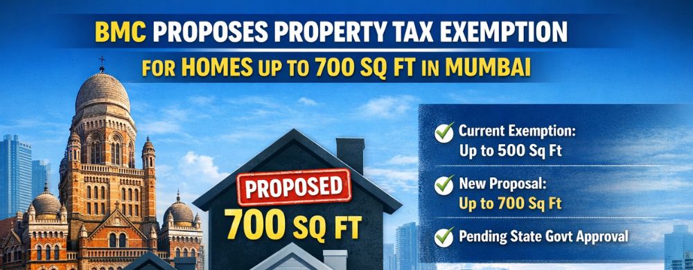 BMC Proposes Property Tax Exemption for Homes Up to 700 Sq Ft in Mumbai