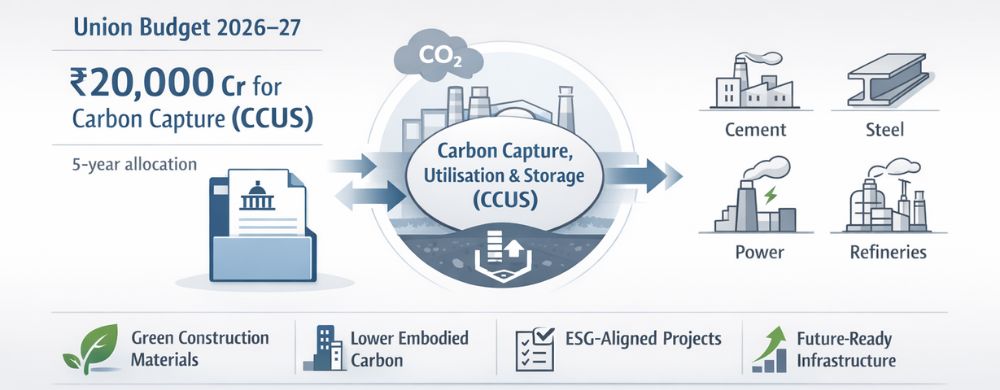 Budget 2026–27 Brings Carbon Capture into Construction Focus