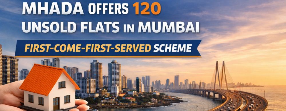 MHADA Opens 120 Unsold Mumbai Flats Under First-Come-First-Served Scheme