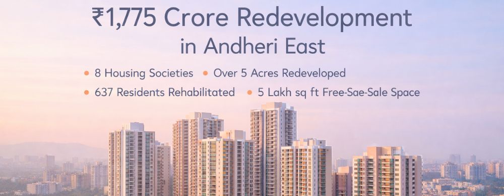 Keystone Realtors Secures ₹1,775 Crore Andheri East Redevelopment