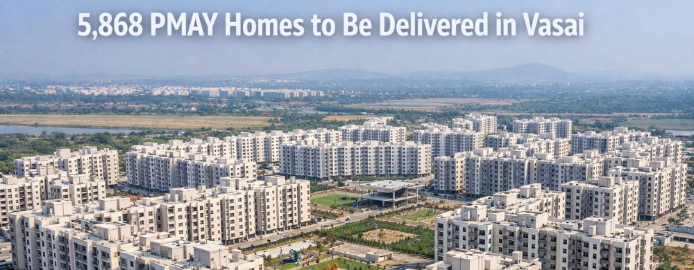 Suraksha Smart City to Deliver 5,868 PMAY Homes in Vasai