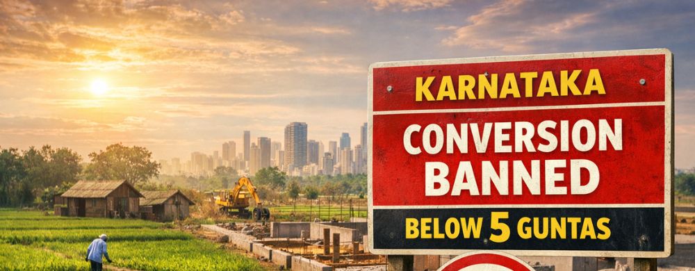 Karnataka Bans Conversion of Agricultural Plots Below 5 Guntas